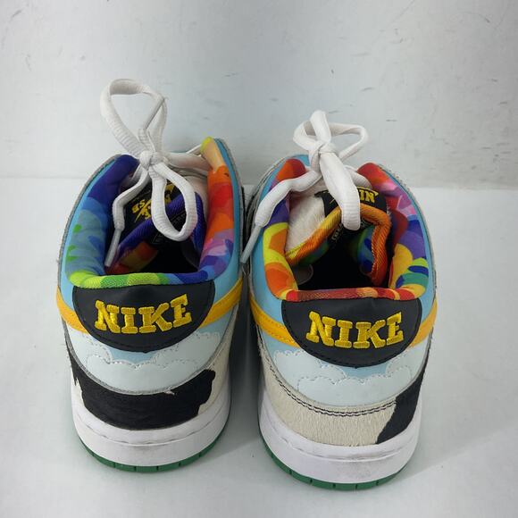 Nike Sb Dunk Low Ben & Jerry's Multicolor Athletic Shoes Men Size 10 Preowned - Picture 3 of 8